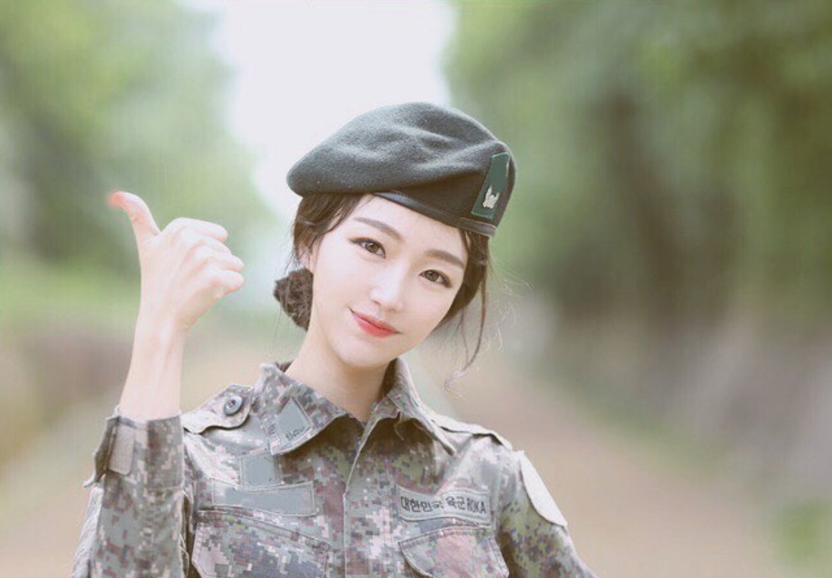 south korean women army