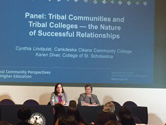 BryanBrayboy's tweet image. .@FedIndianCenter amazing women with great insights about tribal colleges. #NativeHigherEd