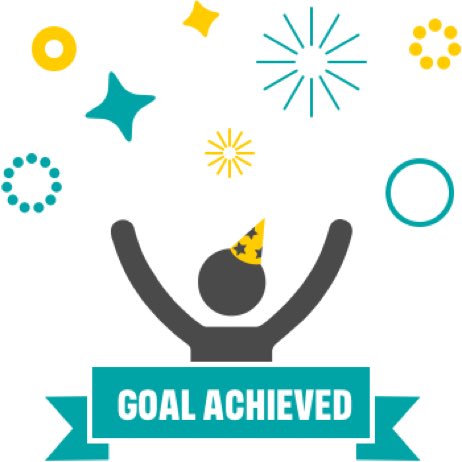 gaishel's tweet photo. You've just smashed a goal. Well done! https://t.co/dyxzvavVIs