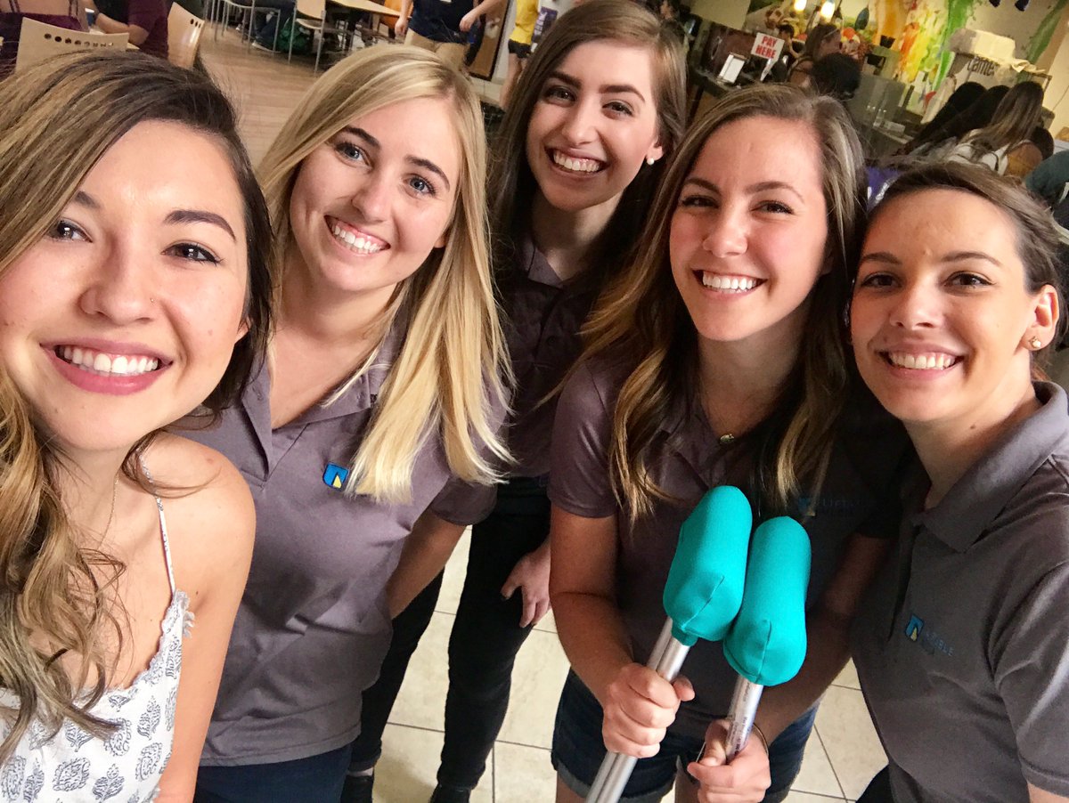 LiftableMedia's tweet photo. Our #GCU alumni are excited to be on campus today, talking to students about joining our team! Come see us in the #studentunion until 1! https://t.co/hR1NsrrR4a