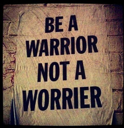 1tayyabs's tweet photo. Be a warrior, not a worrier https://t.co/uJ9qMU3wjX