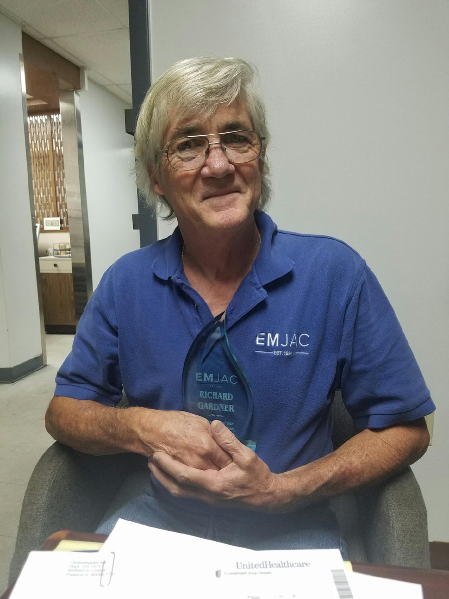 Celebrating the retirement of Richard Gardner, engineer with more than 35 years of service to <a href="/EmJacGroup/">EmJac</a>. Thank you and congrats Richard!