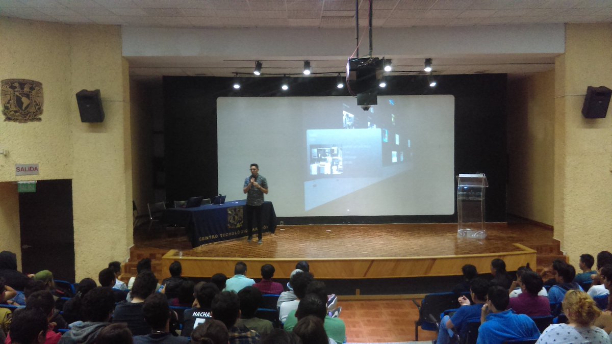 GDGUNAM's tweet photo. Conferencia de programación, computadoras y música en el CTA de #FesAragón #GDGUNAM https://t.co/GXRYPNWWgN