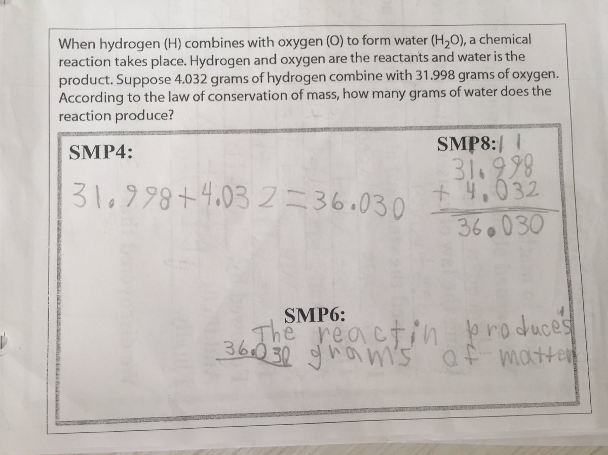 MrsStefanik's tweet image. @BCPSSci in Advanced fifth grade math today check it out @ms_stejbach @kmyers173 #matter #smp #mathwriting #daily3 #perseverance