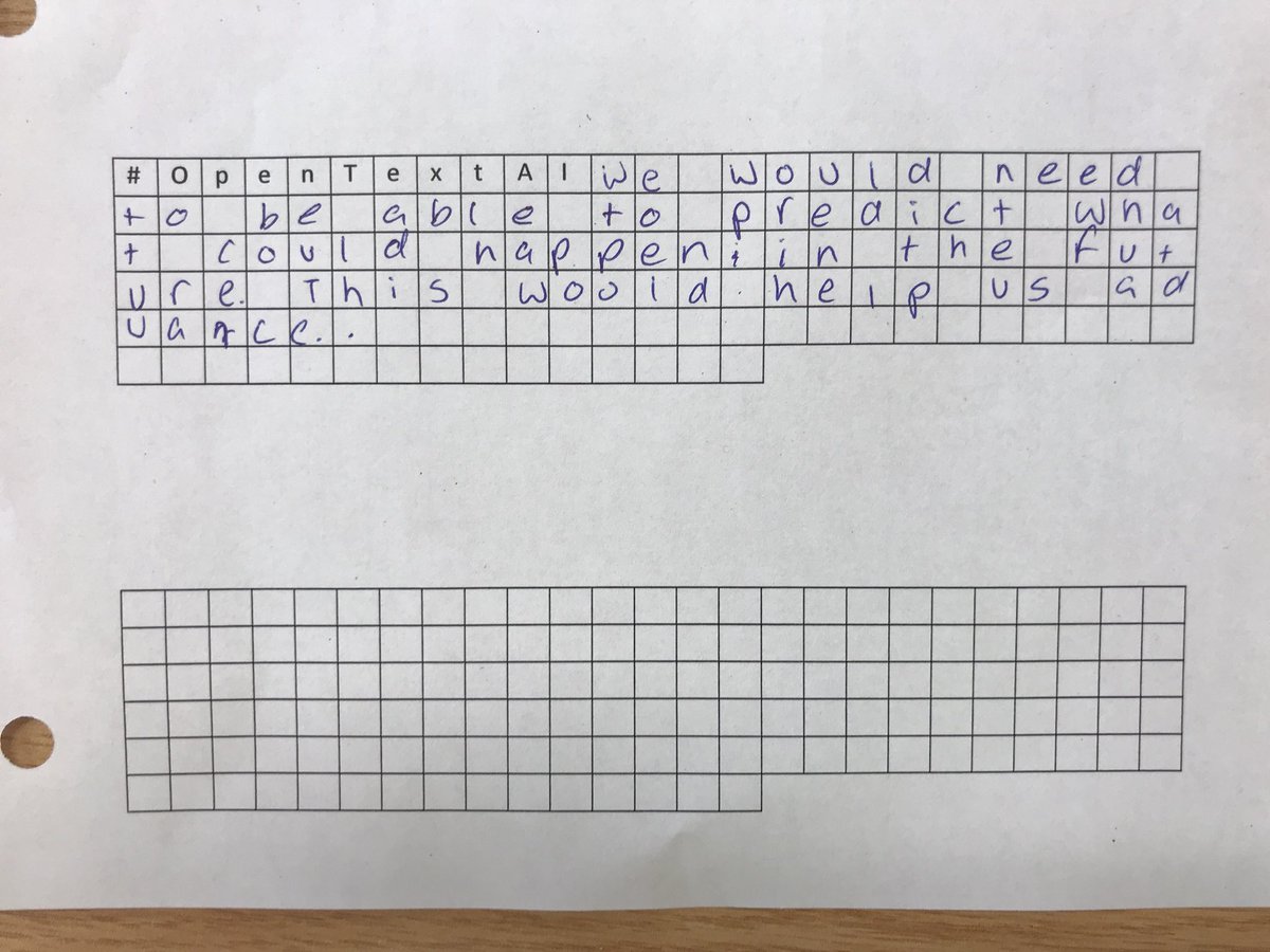 davevrolyk's tweet image. #OpenTextAI from Emily Bishop...