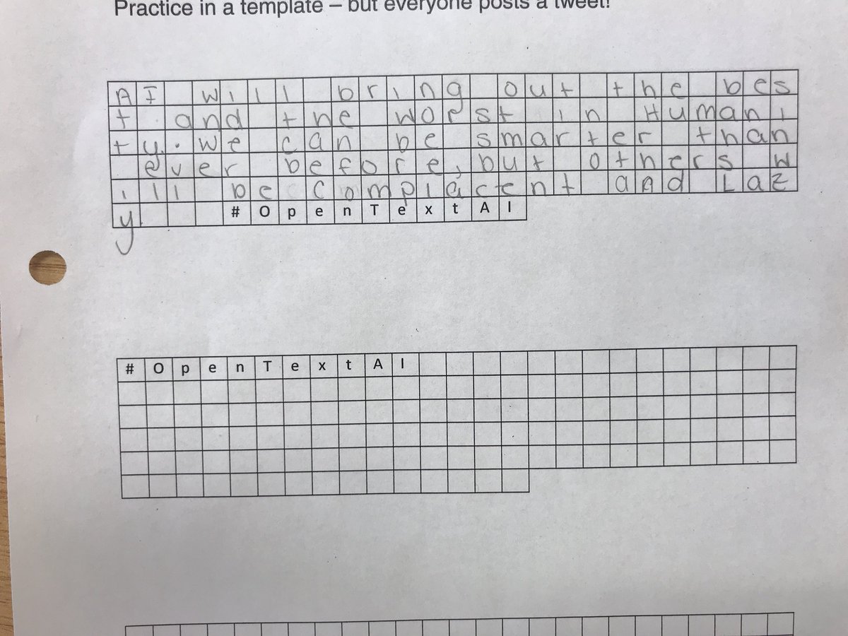 davevrolyk's tweet image. #OpenTextAI from Sydney Bartlett...