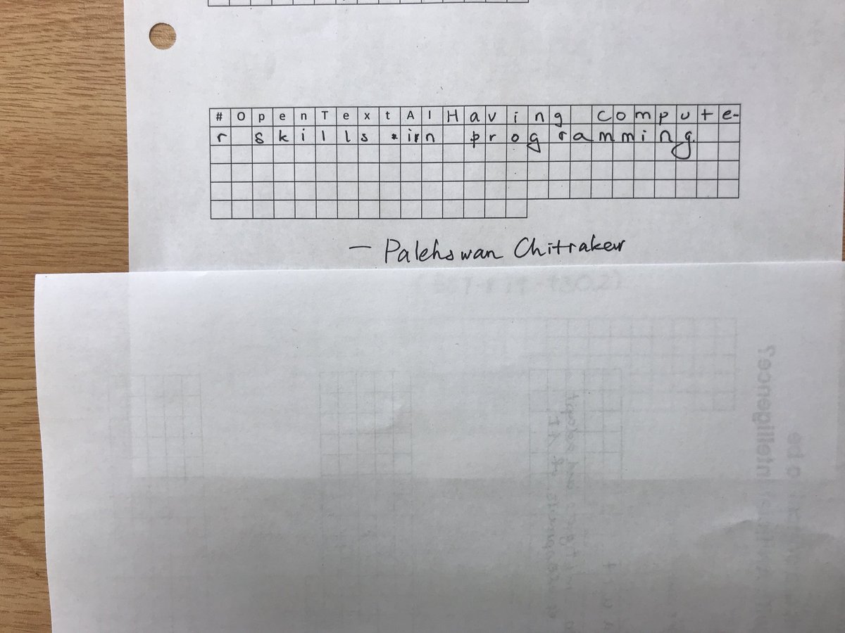 davevrolyk's tweet image. #OpenTextAI from Palehswan Chittraker....