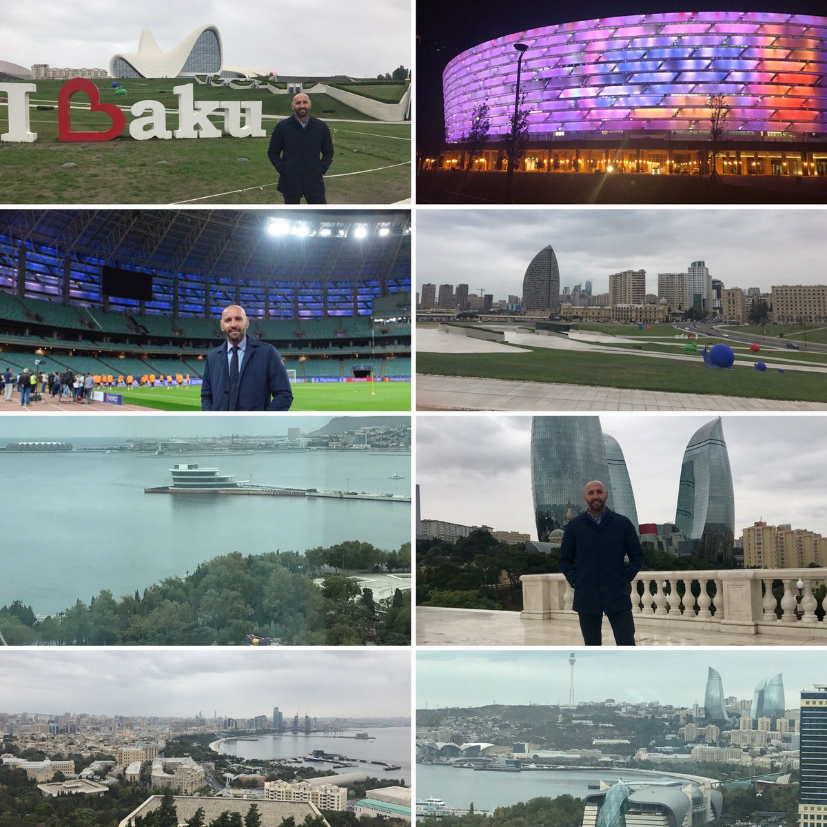 Baku..... viaggio e vittoria
Bella città e magnifico risultato 
Continuiamo sulla strada giusta
#dajeroma #noisiamoroma