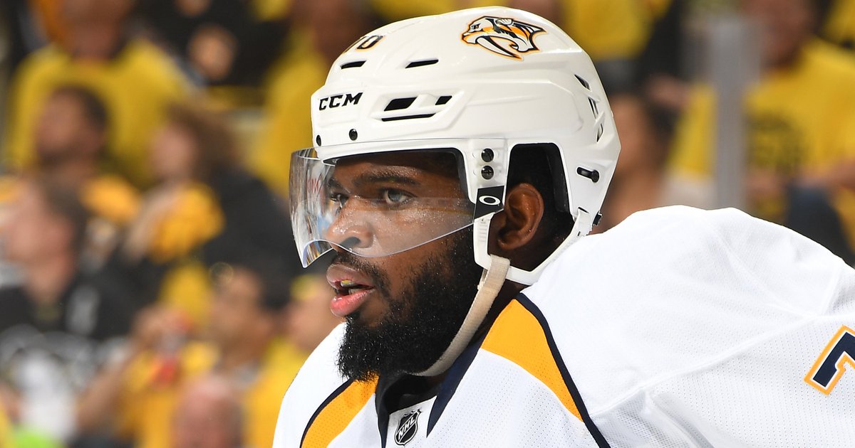 YahooSports's tweet image. Canadian NHL star P.K. Subban says he’ll 'never' protest during American national anthem yhoo.it/2fr746T