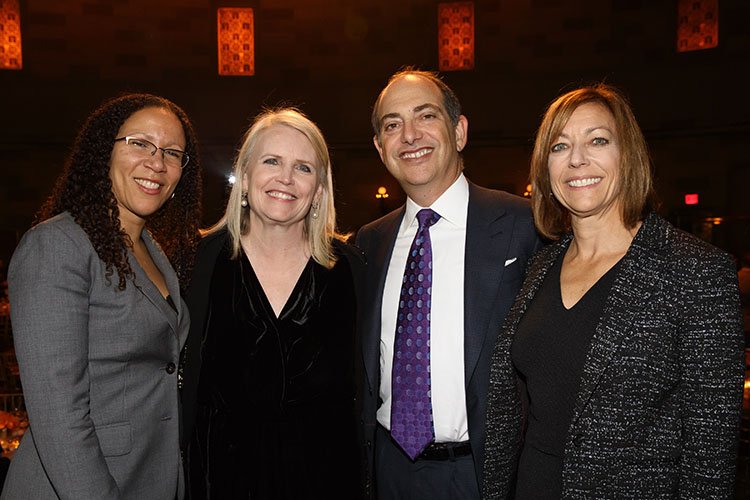 ProBonoInst's tweet photo. Co-Chairs Laura Stein, Michael Fricklas, & Lisa Tanzi (on behalf of Brad Smith) with PBI President @everunyon at last year's #PBIDinner2017 https://t.co/w22EemMQyD