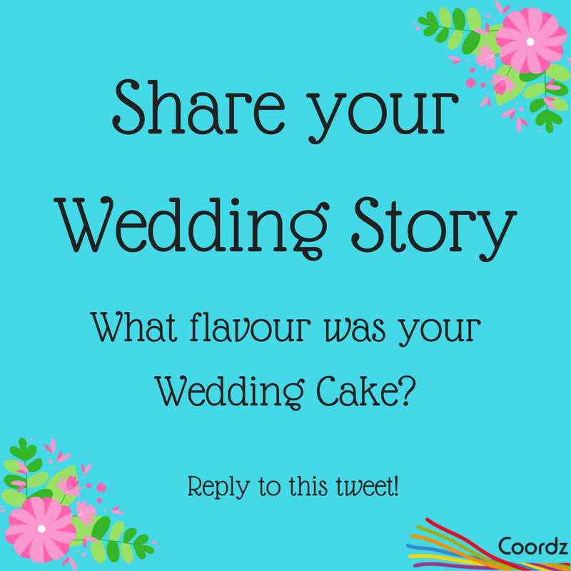#WeddingHour Reply to this tweet with your Wedding Story! #WeddingCakes