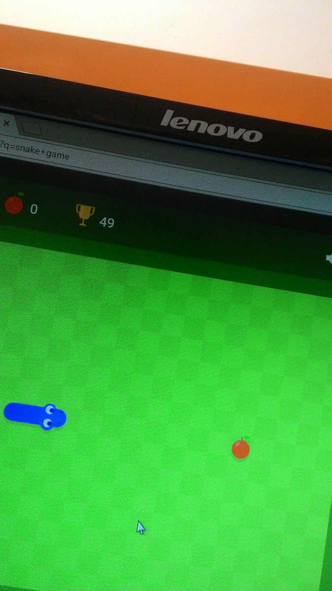 birdstuff0081's tweet photo. Meu recorde atual no #Snake do #Google19 https://t.co/dgyVOl0Q8Z