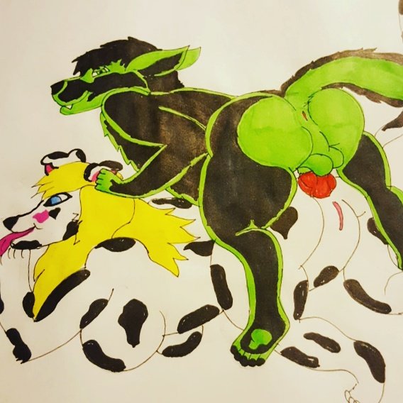 Here's my main fursona Wolfe fucking Danielle #yiff #furries #furry #nsfwdrawing #nsfw #doggystyle