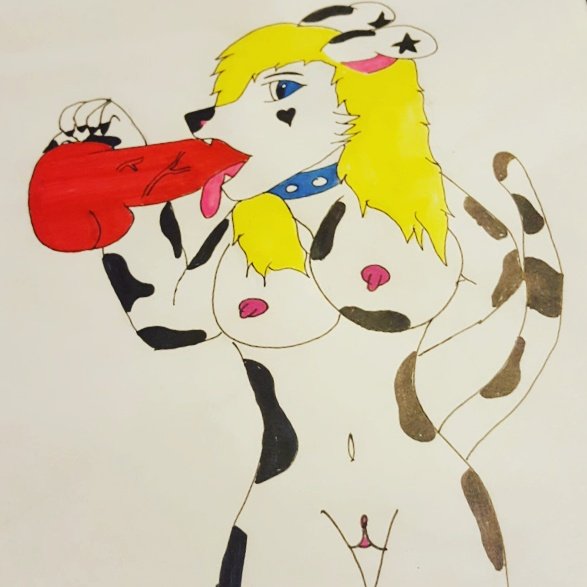 Here's Danielle having fun ;) #yiff #furry #nsfwdrawing #nsfw #dalmatianyiff