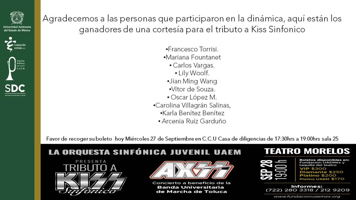 osjuaemex's tweet photo. Ganadores de la dinamca https://t.co/mNbMbzKvh9