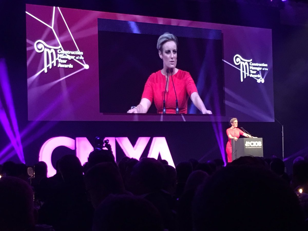 ClassofYourOwn's tweet photo. @stephbreakfast presents this year's @theCIOB #CMYA2017 https://t.co/PYdG2384uq