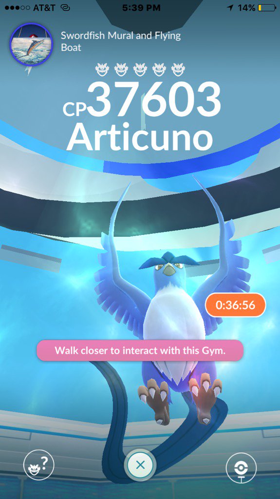 CollierCash's tweet photo. I caught a Legendary bird pokemon called articuno and it's cp 47,789 https://t.co/yasV4xhPXv
