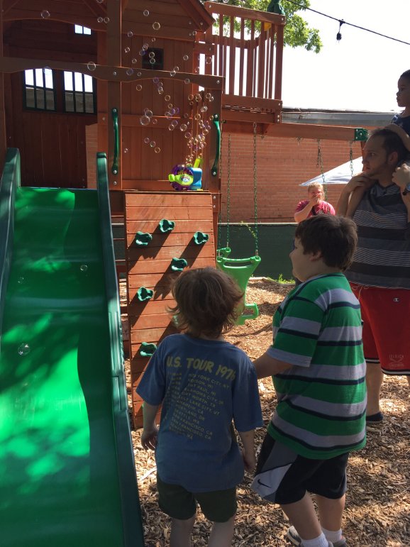 BrightMosaic's tweet photo. Did someone say BUBBLES?!? #yaybubbles #nevertoooldforbubbles #BrightMosaic #DentonTX #autismcenter #aba #autism https://t.co/lwnLHBEdXh