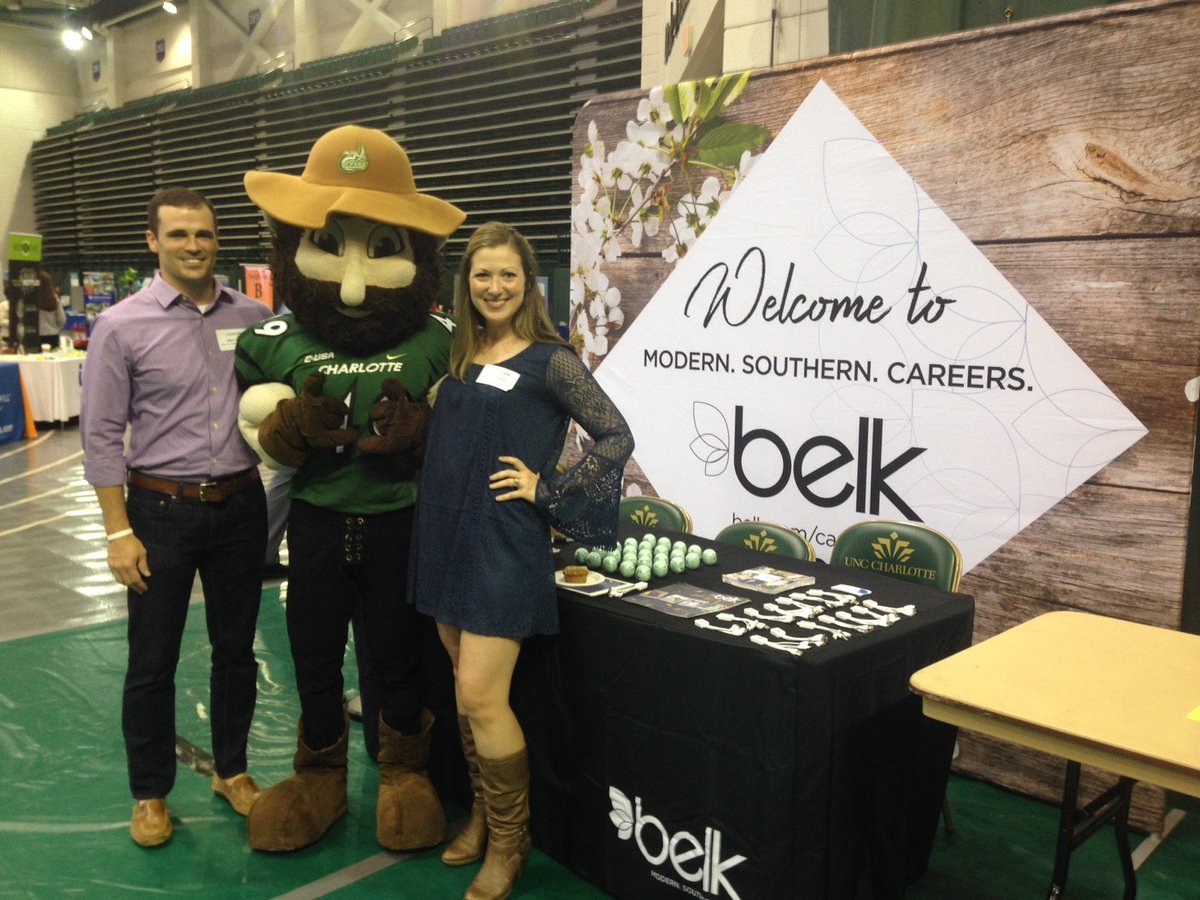 We loved meeting Norm and all of the talented students from <a href="/unccharlotte/">UNC Charlotte</a> @NinerCareers  #Belk #HireANiner