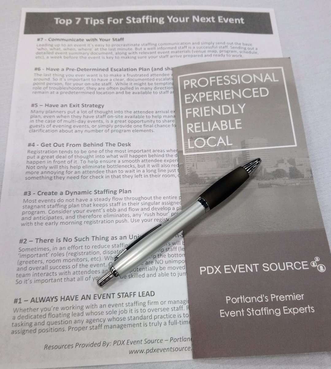 PDXEventSource's tweet photo. So excited to be leading the expert roundtable on event staffing at the 2017 Bravo! Live event today! #staffingexperts #pdxevents https://t.co/6Zc8mxU00U