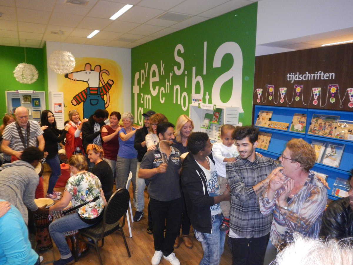 En zo sluit je een Taalcafé bijeenkomst met thema muziek dus af! <a href="/VoiceMill/">VoiceMill</a>