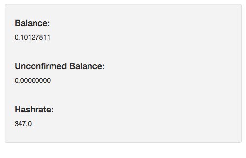 My small $ETH mining rig on NanoPool. About 0.2 eth every 4 days direct to wallet.