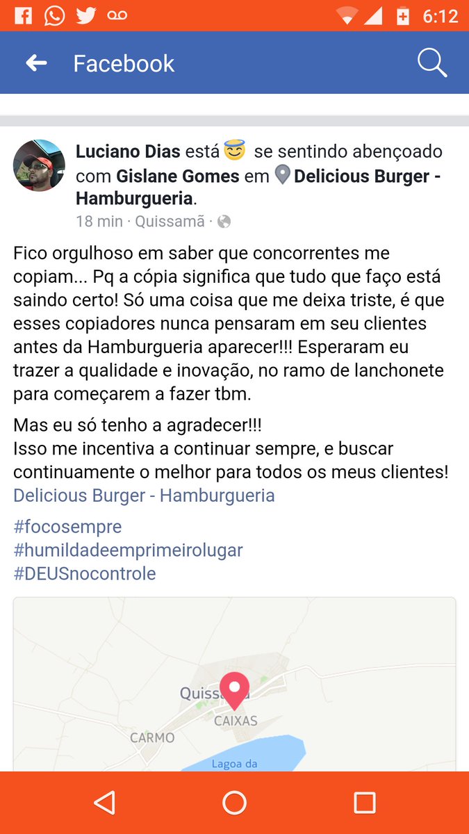ResenhaHamburgu's tweet photo. #Gratidãosempre.
#Deusnocontrole
#FocoeFé
#humildadeemprimeirolugar https://t.co/tFmDE91gJS