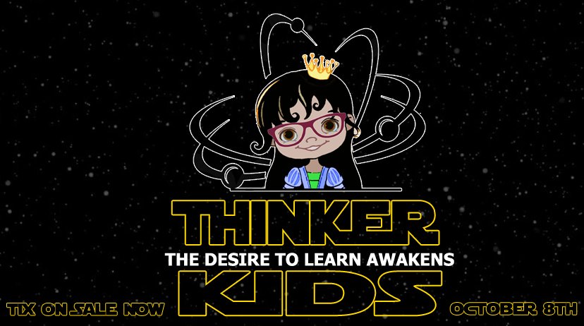 Love this your children will. Join us for our Star Wars themed ThinkerEvent in New Orleans to make a droid! eventbrite.com/e/star-wars-wo… #NOLA