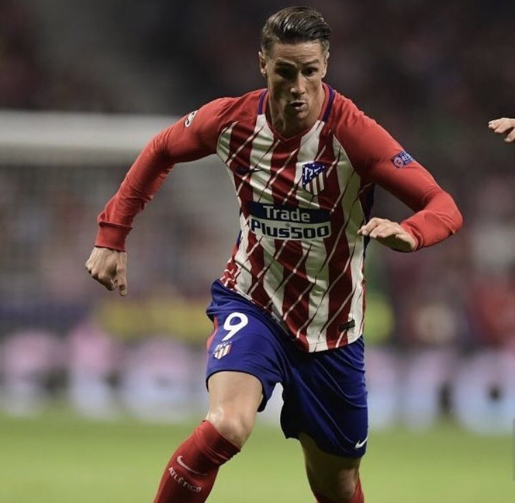 Torres's tweet photo. Hay que seguir adelante y levantarse. Una pena no poder celebrar mi centenario en Europa con una victoria. #ForzaAtleti 1️⃣0️⃣0️⃣ https://t.co/r9TjI1fHYi