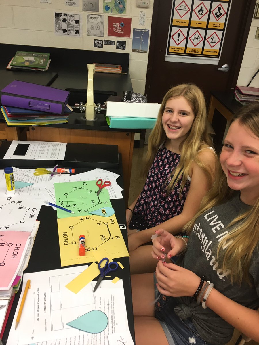DelaneySkandal's tweet photo. Who says biology isn't fun? @SCSD_GMS @DelaneySkandal #dehydrationsynthesis https://t.co/03kugZ8L26