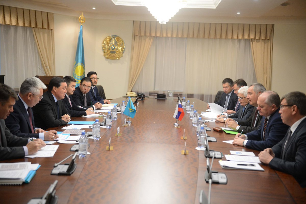 Baikonur Complex and mutual cooperation in the High Technology development were on the agenda during talks with the government of Kazakhstan