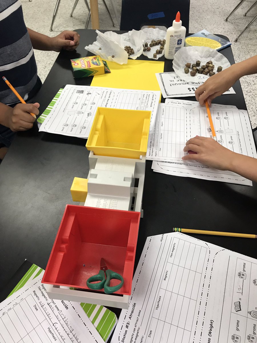 3rd grade engaged in physical  properties of matter lab  <a href="/KohrvilleKISD/">Kohrville Elementary</a>