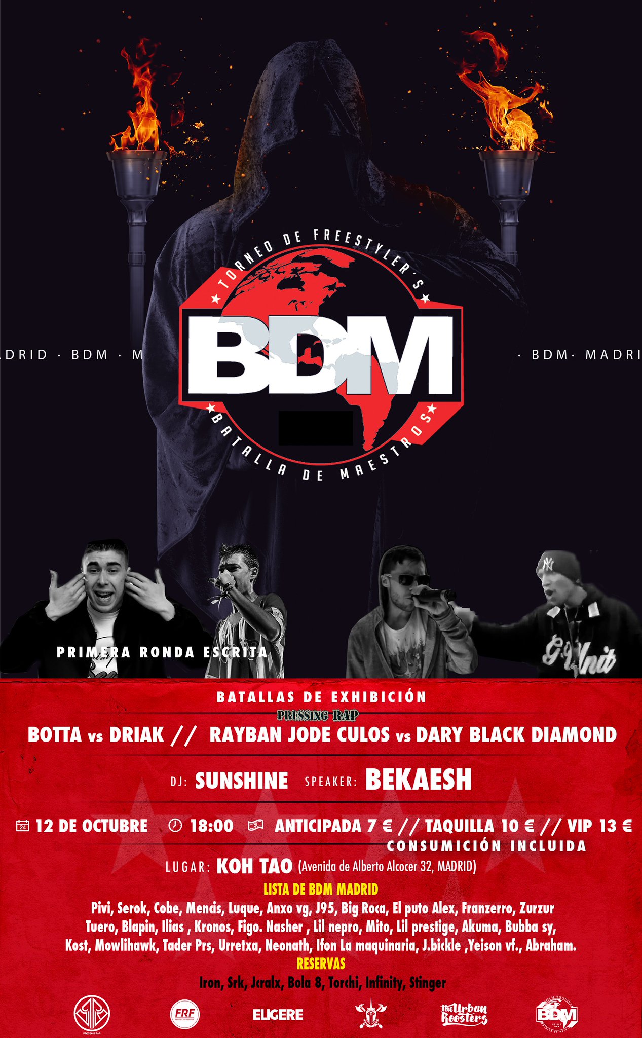 BDM MADRID: BOTTA VS DRIAK – DARY VS RAYBAN