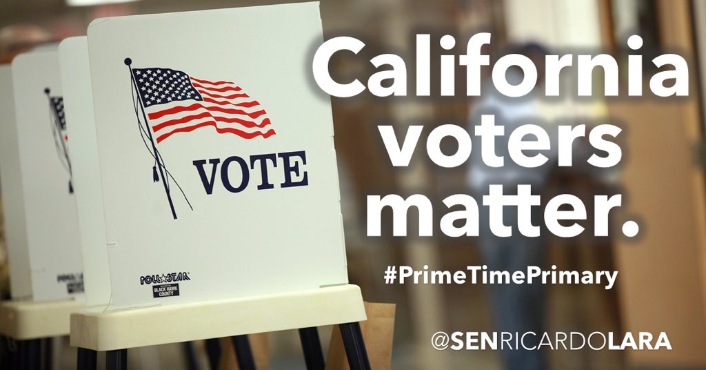 RicardoLara4CA's tweet photo. Governor Brown signs #PrimeTimePrimary to give our voters and our values a real voice in choosing our next president. https://t.co/tOOwjAHnma