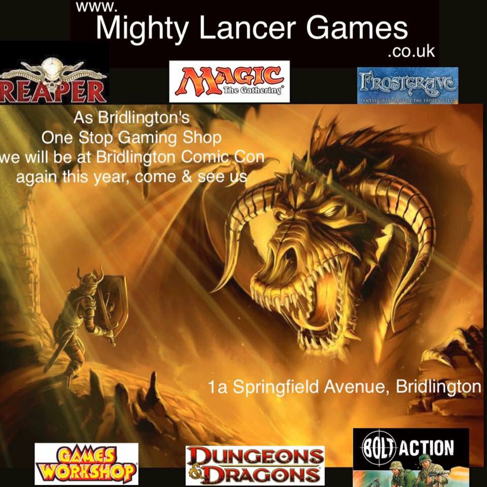 MightyLGames's tweet photo. #BridComicCon is this Saturday, we will be there will you? #Bridlington @BridComicCon @BridOnline @BridToday @bridadvertiser https://t.co/vu9g31VX7U