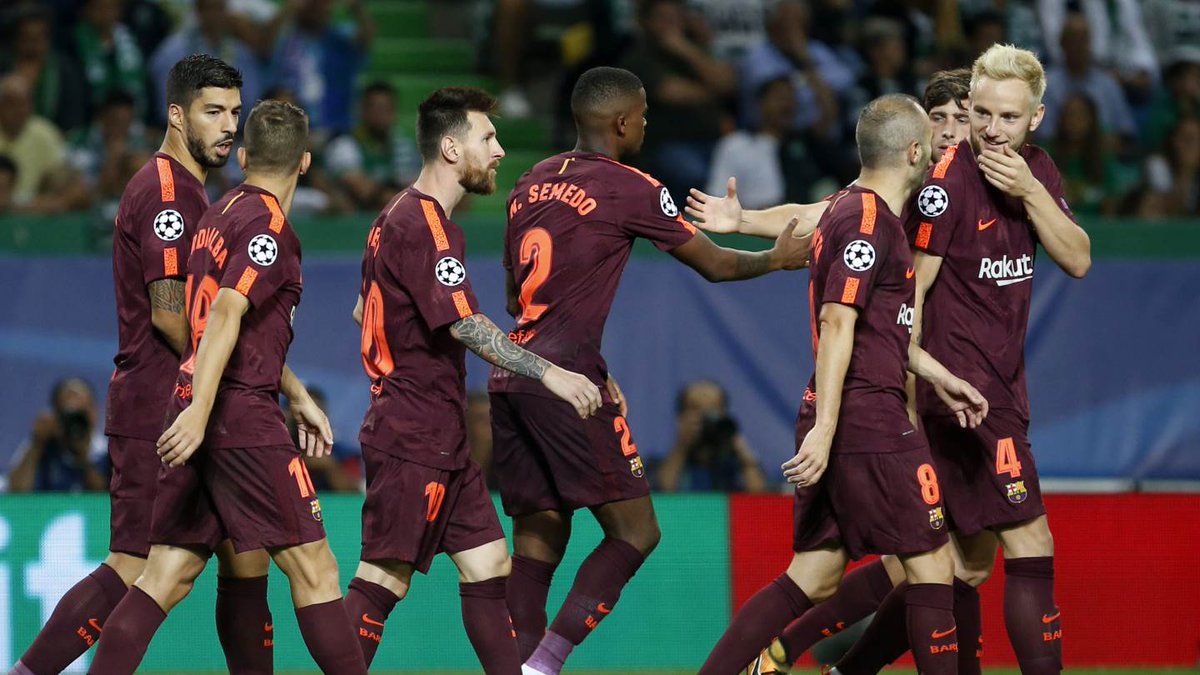 O Barcelona encontrou mais dificuldades para bater o Sporting do que o esperado gol-sporting-x-barcelona-jose-alvalade