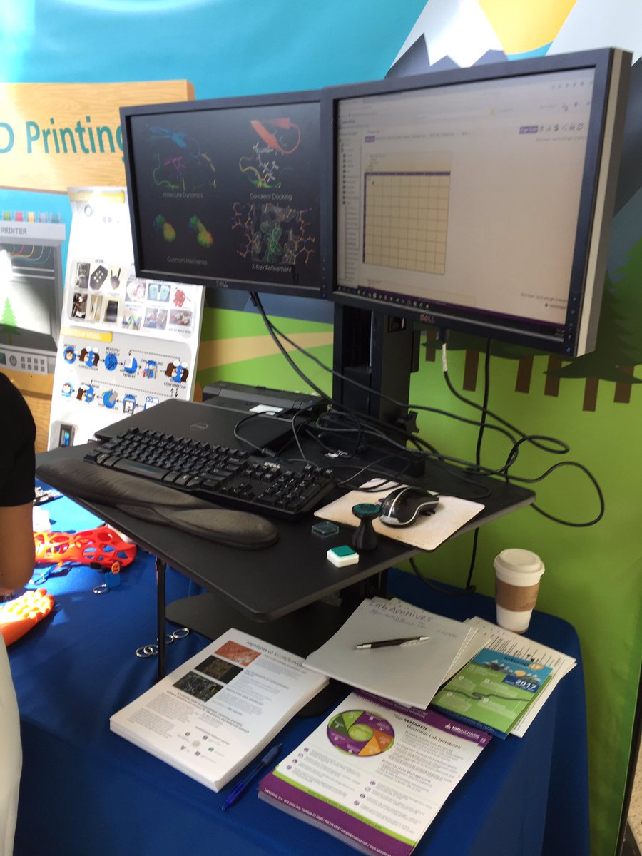 UMassMedLabIT's tweet photo. @UMassMedLabIT booth was poppin today at the @UMassMedIT #InterOpIT17 expo! @LabArchives @Schrodinger @iMakrNYC #3Dprinting https://t.co/J2VIVkD3Gu