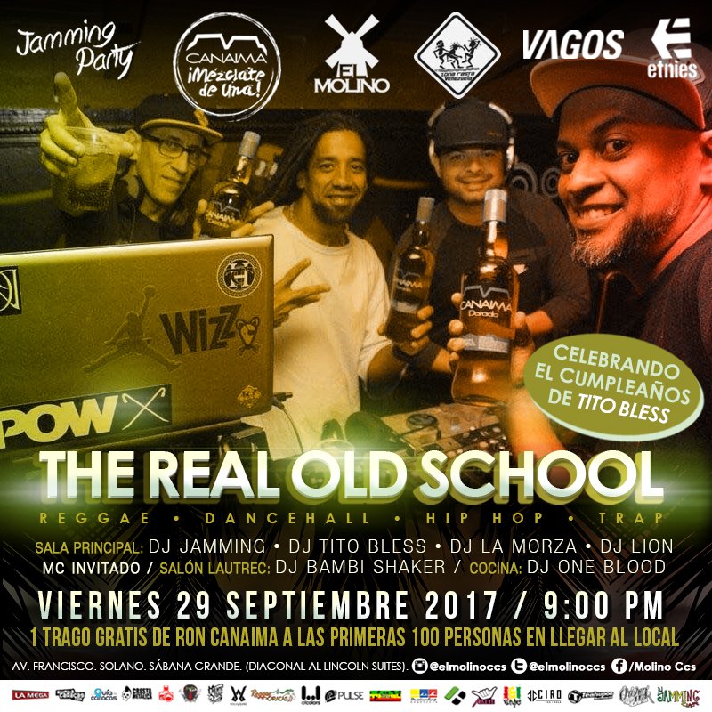 JammingParty's tweet image. Este #viernes29 👉 @JammingParty &amp;amp; #TheRealOldSchool celebrando el #BDay de @titobless. . 3 ambientes.