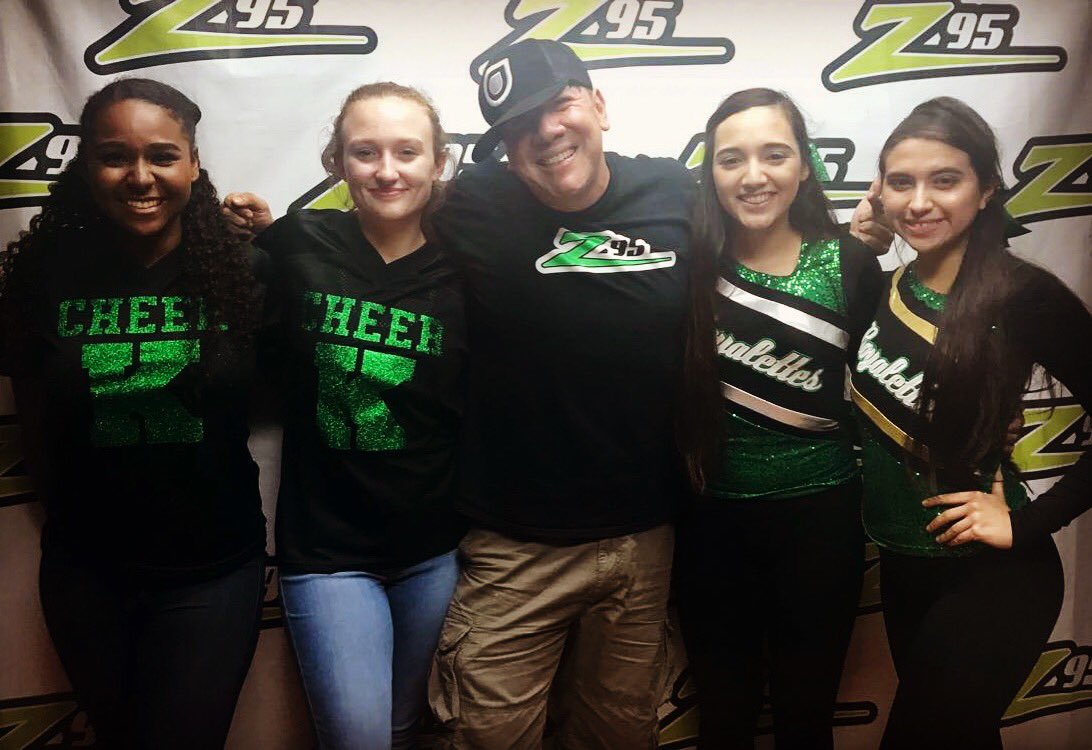 khsroyalettes's tweet photo. Tune in to z95 Thurs @ 4pm to hear @cckingcheer and @khsroyalettes cheer on the Mustangs and countdown the top 4 songs of the day! https://t.co/JNSpC3WIUq