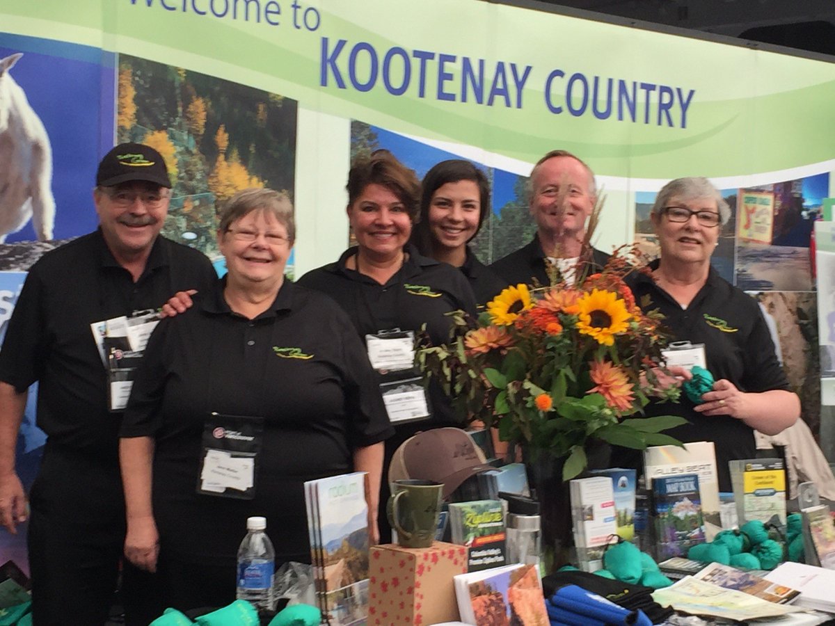 ColumbiaPower's tweet photo. Great to see so many visitors at the Welcome to Kootenay
Country booth at this year’s UBCM tradeshow! #UBCM 2017 https://t.co/WEC1cTUvvV