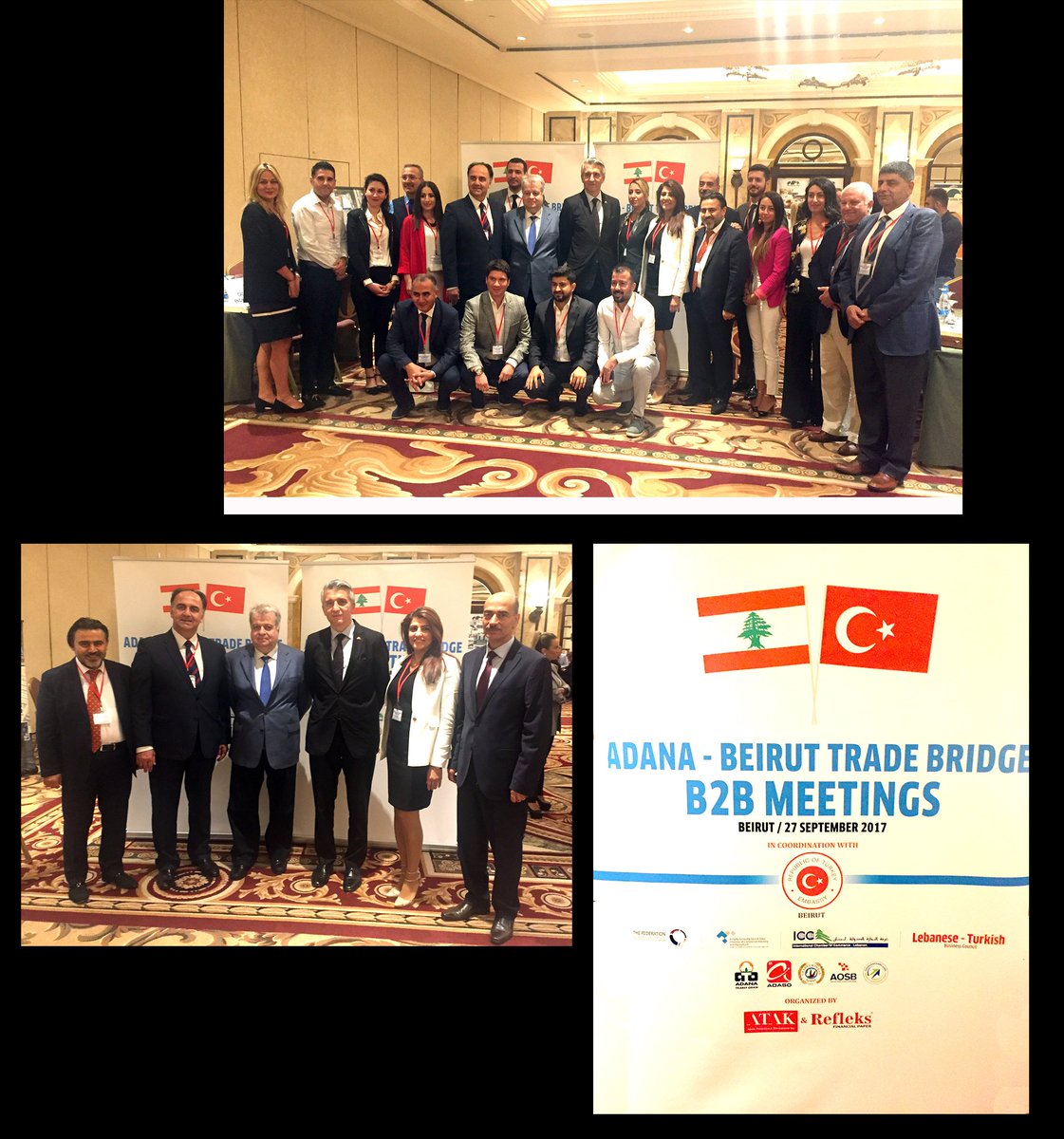 Adana-Beyrut Ticaret ve Turizm Köprüsü projemizin 4. toplantısnı bugün Beyrut'ta yaptık. Yarın Trablus şehrindeyiz. 🙏<a href="/AtakAdana/">ATAK</a>
