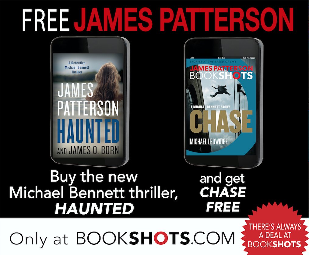 Buy the new Michael Bennett thriller, HAUNTED, and get CHASE for FREE: bit.ly/2hxhTIZ https://t.co/ikyTEc7ail
