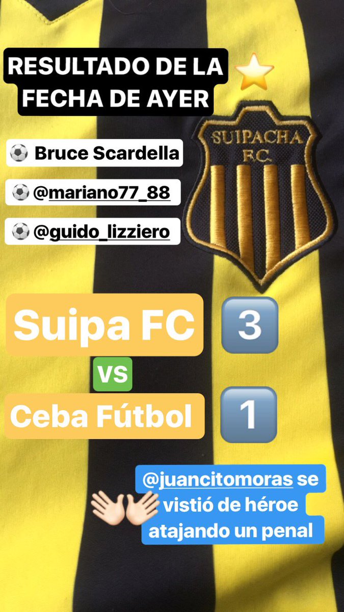 Suspendido el partido de #SuipaFC de hoy! Buena ocasión para recordar el resultado del domingo pasado #VamosCanario