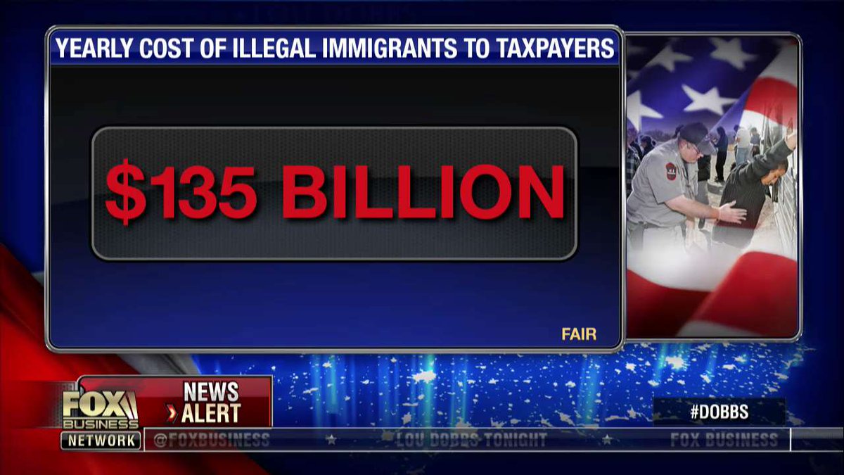 Illegal immigration costing record $135 billion a year, study shows fxn.ws/2wkU5dG