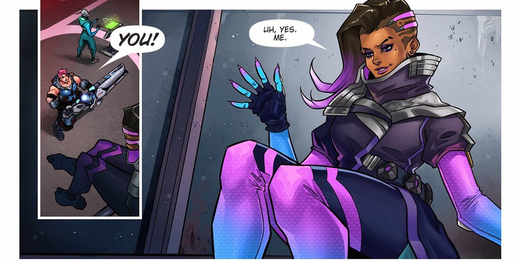 AdamantLuthor's tweet photo. *ai shippeo* #Overwatch #LastComic https://t.co/EjlLptoQHo