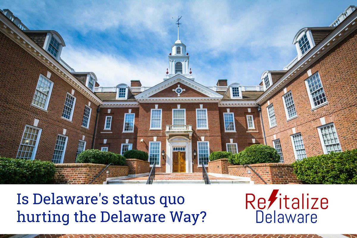 The Delaware Way offers many benefits to our future - but we must not confuse it with the status quo bit.ly/DelawareWay #netde