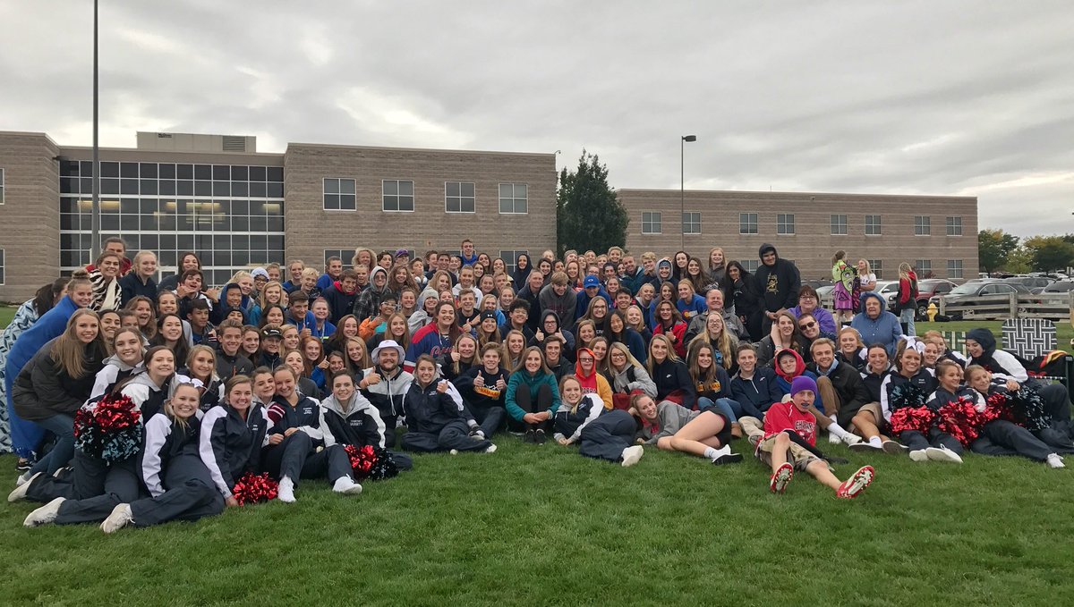 Great turn-out for the Unified Game!! ❤️💙⚽️ #onetownonefamily #weloveunified