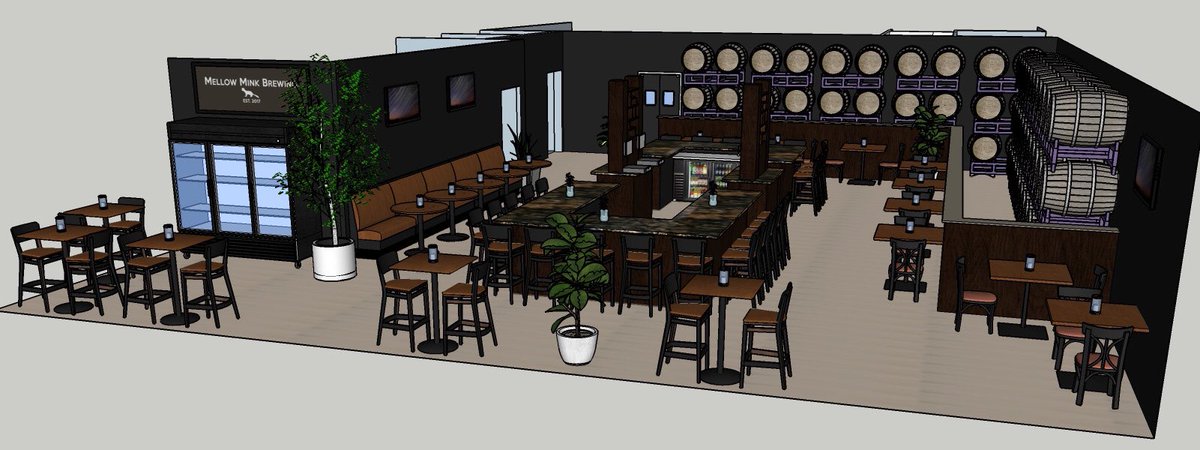 Sneak peak of the planned taproom for Mellow Mink Brewing! <a href="/Mellowminkbeer/">Mellow Mink Brewing</a>