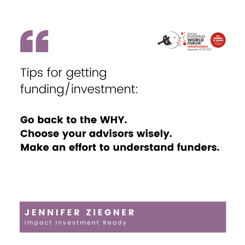 @jenniferziegner <a href="/ImpInvReady/">Impact Inv. Ready</a> #SEWF17 #SEWF2017 <a href="/_sewf/">SEWF - Social Enterprise World Forum</a> #socent