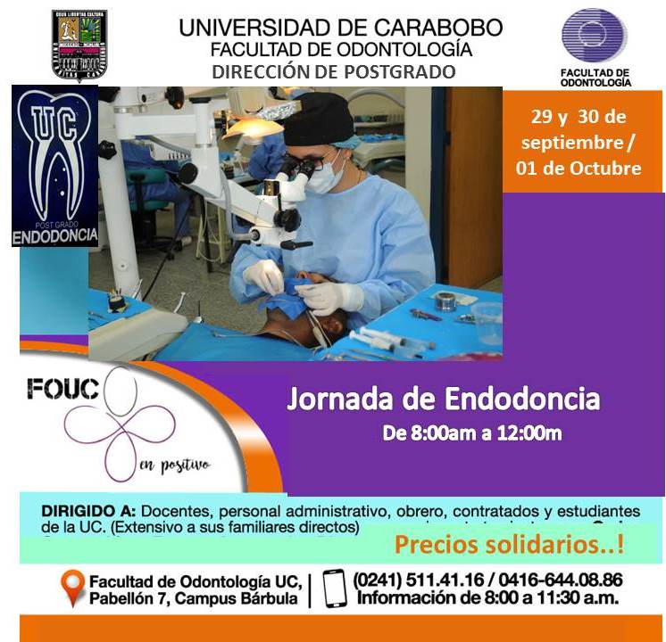 FUNDAODONTOUC's tweet photo. Jornada Especial de Endodoncia. Mas información al 0241 5114116.@FUNDAODONTOUC https://t.co/PsXiVwCL2a